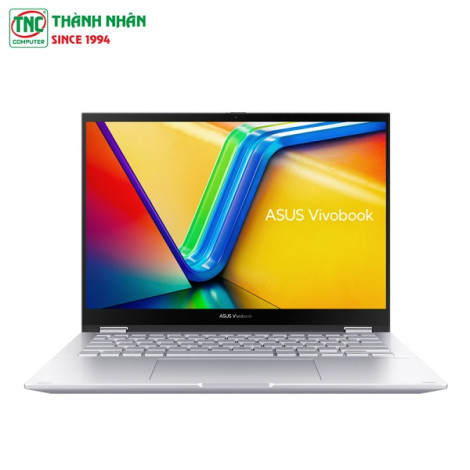 Laptop Asus Vivobook S 14 Flip TP3402VA-LZ118W (i9 13900H/ Ram 16GB/ SSD 512GB/ Touch/ Windows 11/ 2Y/ Bạc)