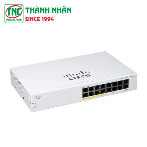 Switch Cisco 16 port (8 port PoE) CBS110-16PP-EU