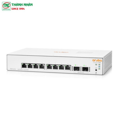 Switch Aruba Instant On 1930 8G 2SFP JL680A (8 Port/ 10/100/1000 Mbps/ SFP)