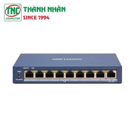 Switch PoE+ HIKVISION PoE+ DS-3E1309P-EI (8 x PoE 10/100Mbps, 1 x 1 Gbps)