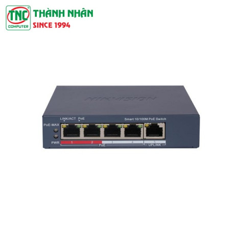 Switch PoE HIKVISION DS-3E1105P-EI (5 port/ 10/100 Mbps / PoE)