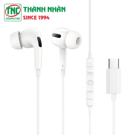 Tai nghe có dây Baseus Encok in-ear C18 Type C White LVH052-TC-WH