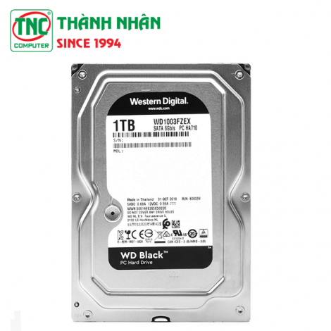 Ổ cứng HDD 1TB Western Digital WD1003FZEX SATA 3 (Black)