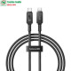 Cáp sạc nhanh Baseus Unbreakable Type-C to Type-C 100W dài 2m P10355800111-01 Đen