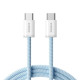 Cáp sạc nhanh Type-C to Type-C Baseus Dynamic 100W dài 1m P10381400311-00 Galaxy Blue