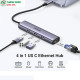 Hub USB Type-C sang 3 cổng USB 3.0 và LAN RJ45 Ugreen 60600