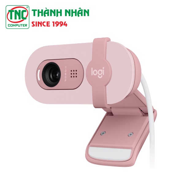 Webcam Logitech Brio 100 Hồng full HD (960-001624)