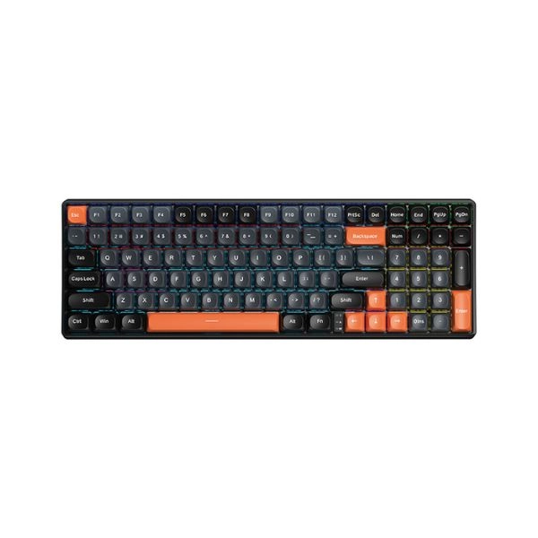 Bàn phím cơ có dây AULA S100 Đen,Xám,Cam Brown switch
