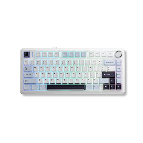 Bàn phím cơ gaming AULA F75 (Xanh - ...