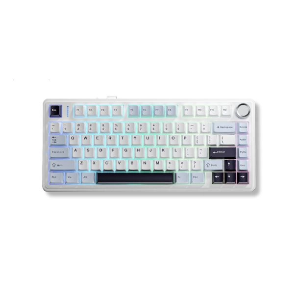 Bàn phím cơ gaming AULA F75 (Xanh - ...