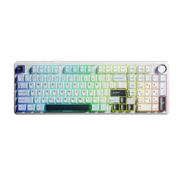 Bàn phím cơ gaming AULA F99 PRO (Xanh ...