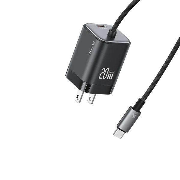 Bộ củ sạc, cáp sạc Type-C GaN USAMS ...