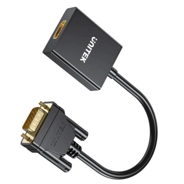 cap-chuyen-doi-tu-vga-sang-hdmi-audio-25cm-unitek-v112abk