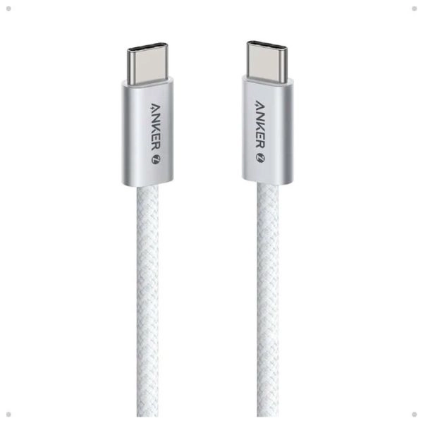 Cáp sạc nhanh Type C sang Type C Anker Zolo A8060 240W 1m A8060H21 AKA8060-WH Trắng