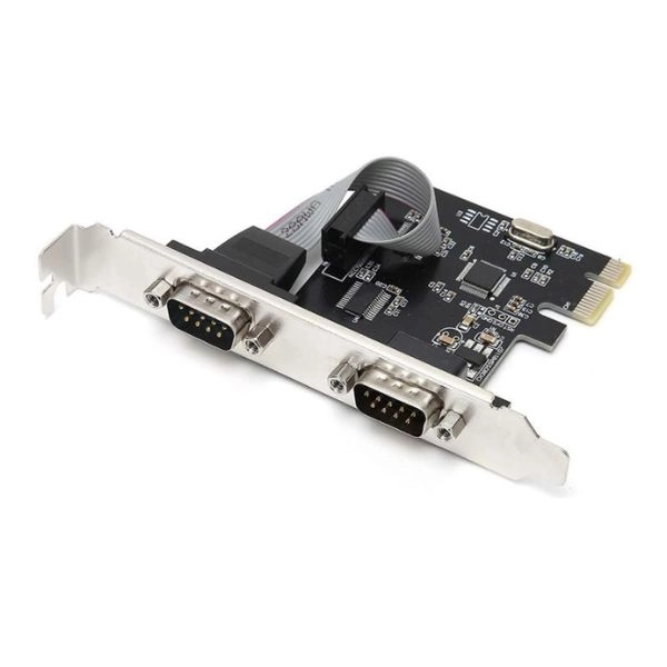 Card PCI-E sang RS232 2 Port Unitek Y-7504B Y-7504BBK01