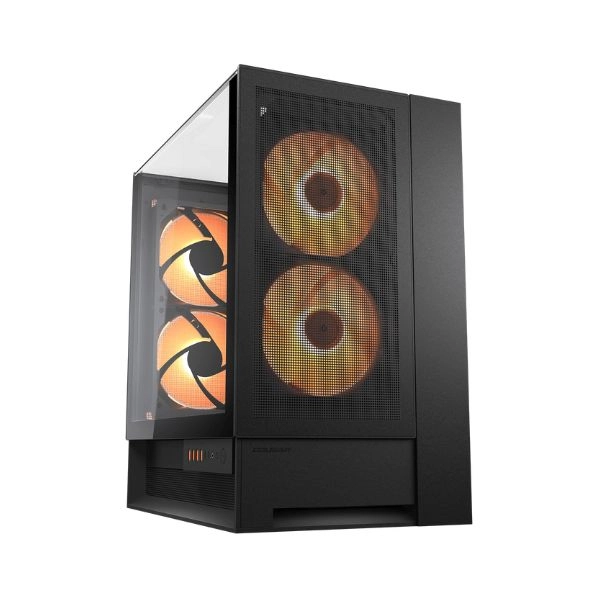 Case Cougar OmnyX Mid Tower (Black) - Sẵn 4 fan ARGB