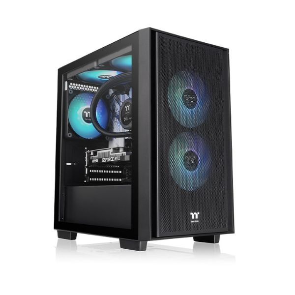 Case Thermaltake Micro Tower Versa H16 TG ARGB Black
