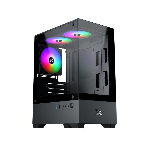 Case Xigmatek View II 3F Black (EN49187) - Kèm 3 fan Xigmatek C20F
