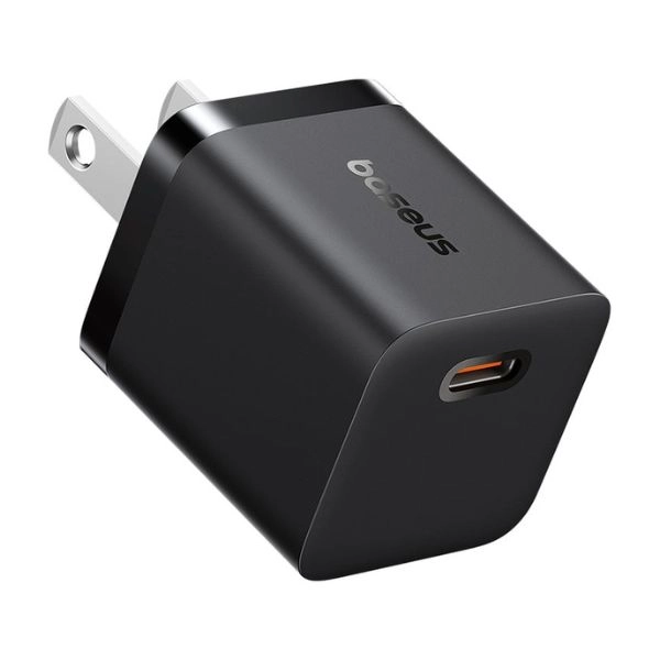 Củ sạc nhanh 1 Cổng Type-C Baseus GaN5 Fast Charger(mini) 25W US P1011090B113-00 (LVJ070-TC-UK) - Cluster Black