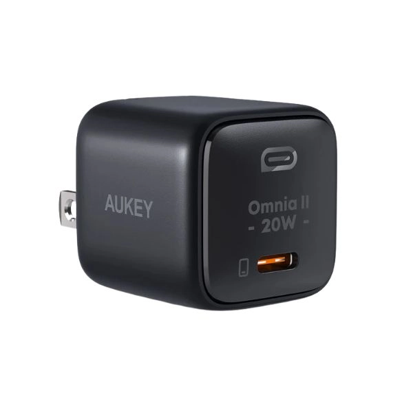 Củ Sạc Nhanh Type-C Aukey Mini PA-B1T 20W PA-B1T-BLK (PAB1T-BLK) - Black