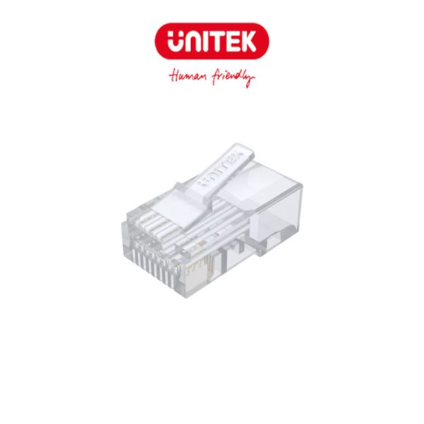 Đầu bấm mạng RJ45 Cat6 UTP UNITEK OT1091ATP01 (100 cái)