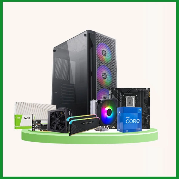 Máy bộ TNC Workstation 12700F (I7 12700F/ Ram 16GB/ SSD 1TB/ VGA T400 4GB)