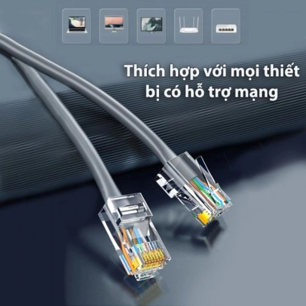Thiết kế đầu bấm mạng RJ45 tiện dụng