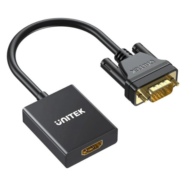 cap-chuyen-doi-tu-vga-sang-hdmi-audio-25cm-unitek-v112abk1