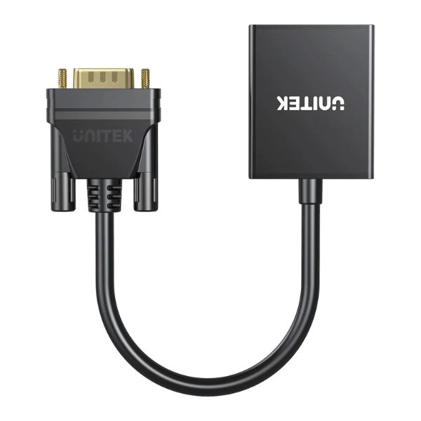 cap-chuyen-doi-tu-vga-sang-hdmi-audio-25cm-unitek-v112abk2