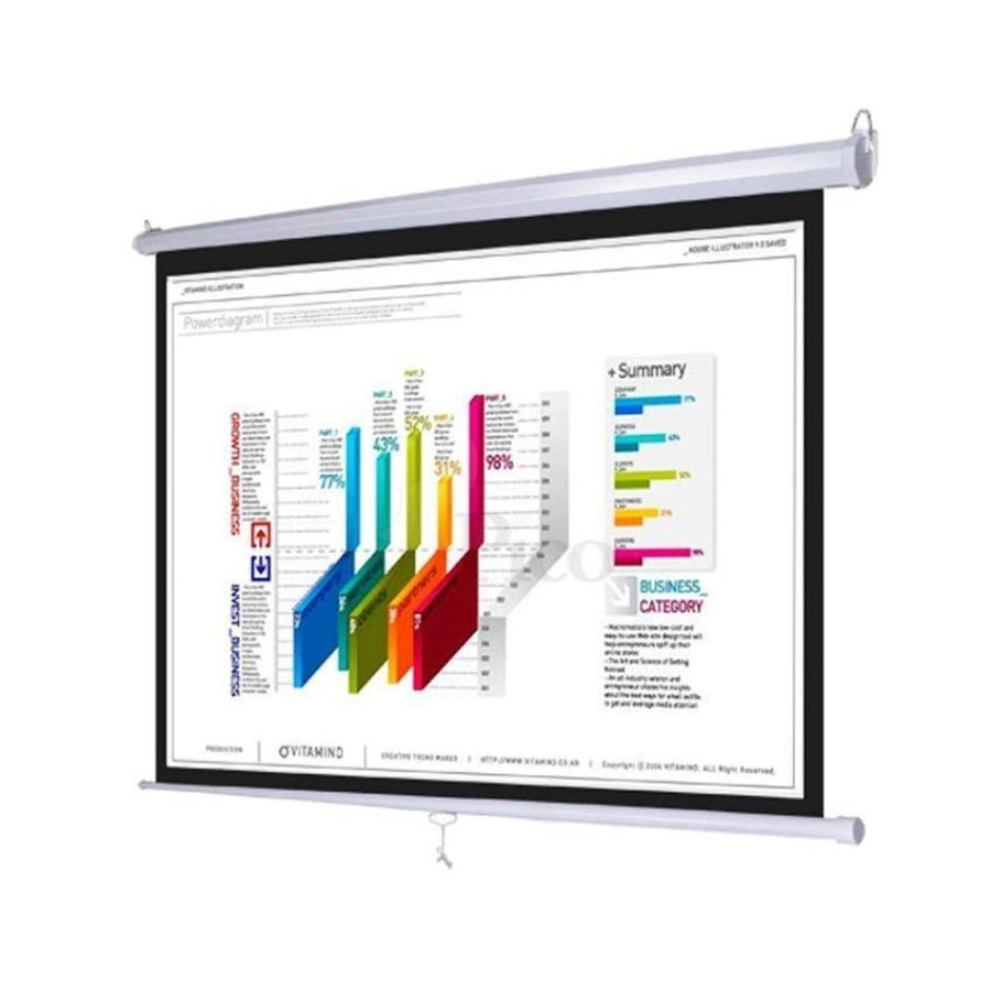 Giới thiệu màn chiếu treo tường Apollo 120 inch MNS220