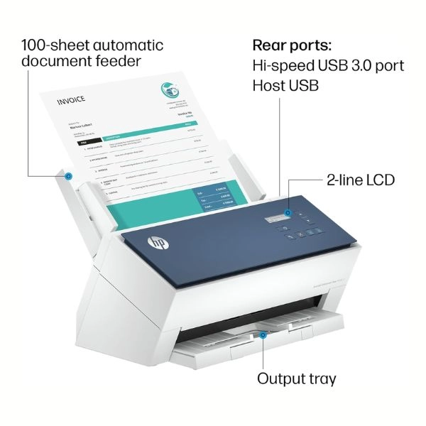 Cơ quan, tổ chức lớn sử dụng Máy scan HP ScanJet Enterprise Flow 9000 s1