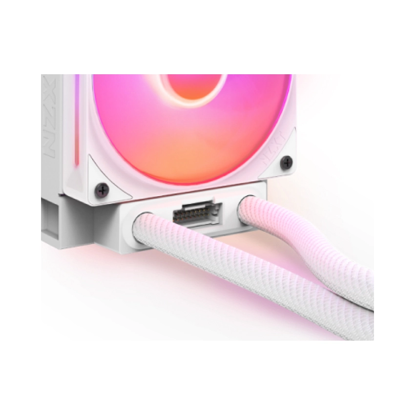 Tản nhiệt nước CPU 3 Fan NZXT Kraken Elite 420 RGB V2 White đa kết nối