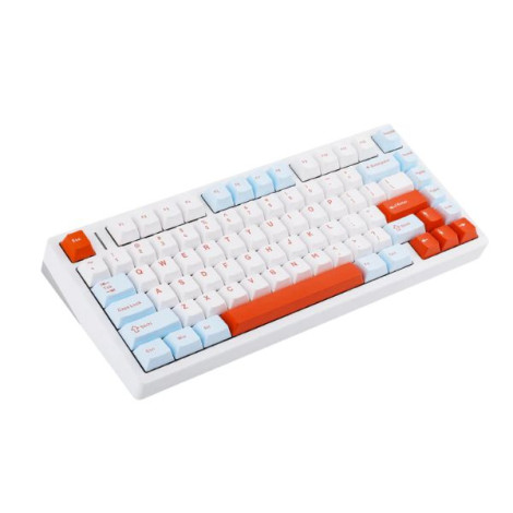 Bàn phím cơ Aula M75 Xanh, Trắng, Cam Purple Fire V2 Switch