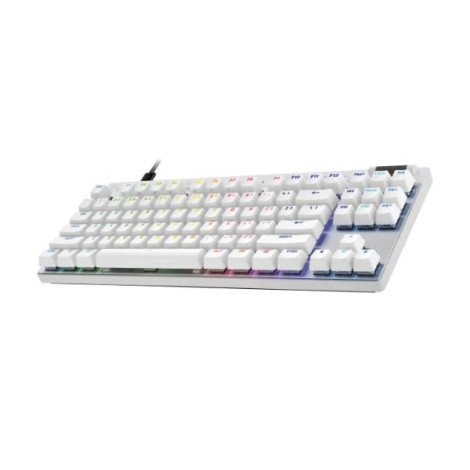 Bàn phím cơ có dây Logitech Pro X TKL Rapid màu Trắng 920-013243