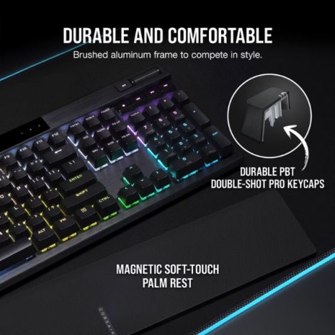 Bàn phím Gaming có dây Corsair K70 PRO BLK-MX Red-RGB