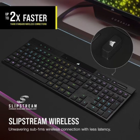 Bàn phím Gaming Corsair K100 AIR-BLK-MX ULP TCT-RGB