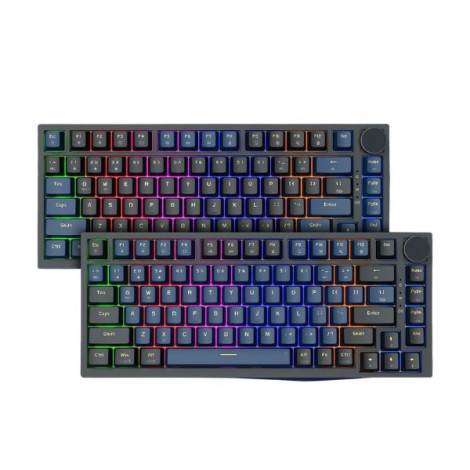 Bàn phím Gaming không dây E-DRA EK375v2 Black Blue Alpha
