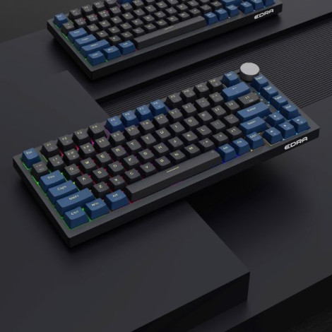 Bàn phím Gaming không dây E-DRA EK375v2 Blue Black Beta