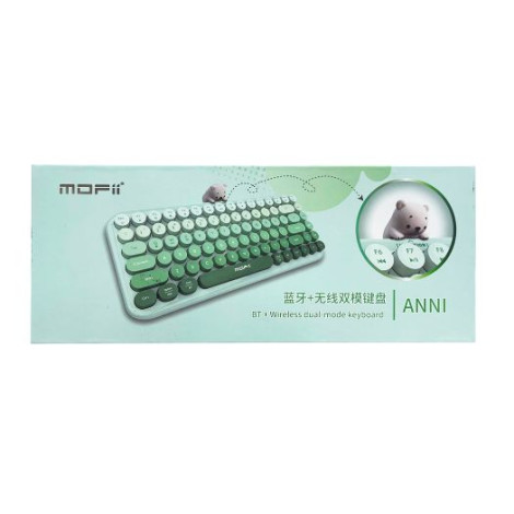 Bàn phím văn phòng Dual Mode ANNI MOFII màu Xanh Bạc Hà