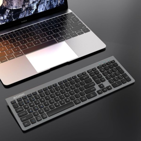 Bàn phím văn phòng không dây E-DRA EK507 Silent Black
