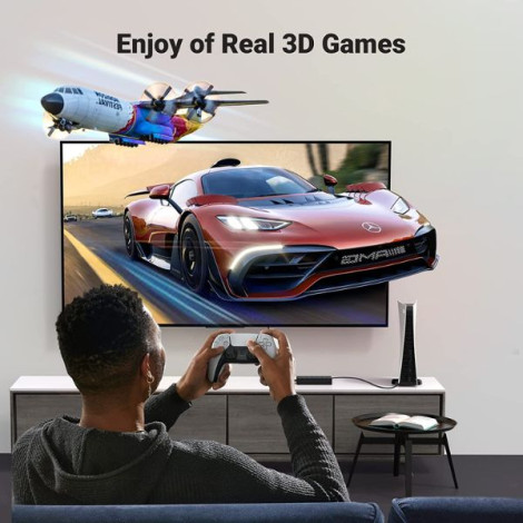 Bộ gộp HDMI 2.0 5 vào 1 ra hỗ trợ 4k60hz Ugreen 90512 CM568