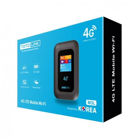 Bộ Phát Wifi 4G LTE Totolink M3L (300 Mbps/ Wifi 6/ 2.4/5 GHz)