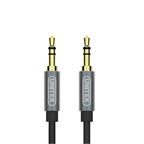 Cáp âm thanh 3.5mm AUX 1m Male to Male Unitek Y-C926ABK