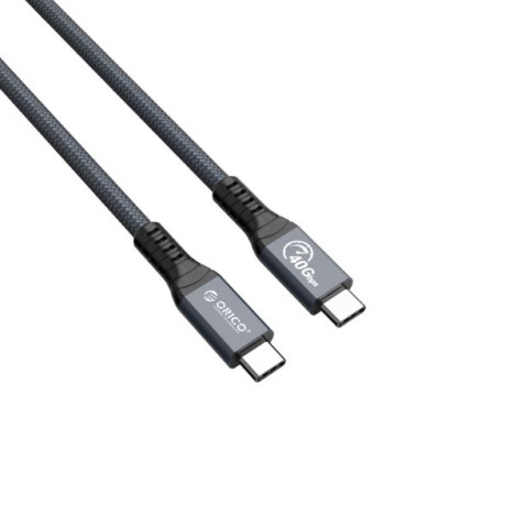 Cáp ThunderBolt 4 8K Type-C dài 2m ORICO TBZ4-20-GY-BP