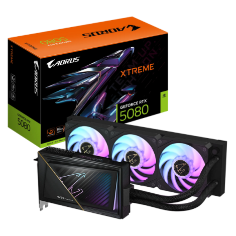 Card Màn Hình Gigabyte AORUS GeForce RTX 5080 XTREME WATERFORCE 16G (GV-N5080AORUSX W-16GD)