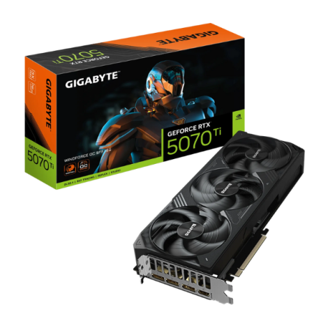 Card Màn Hình Gigabyte GeForce RTX 5070 Ti WINDFORCE OC SFF 16G (GV-N507TWF3OC-16GD)