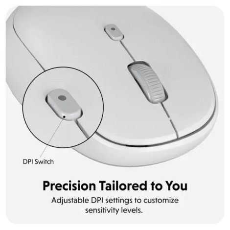 Chuột Bluetooth 5.0 HYPER HYPERSPACE HS2100GL White