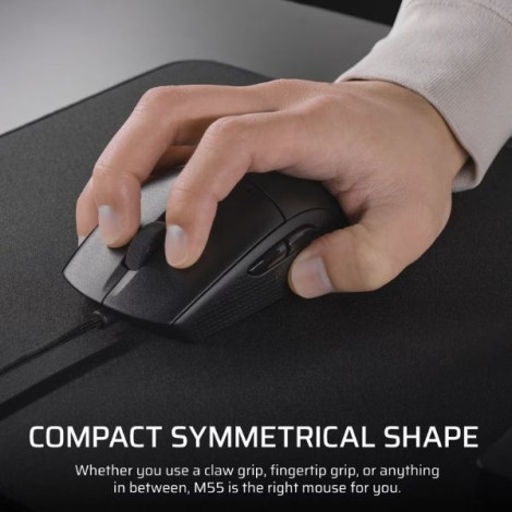 Chuột Gaming có dây Corsair M55 Black CH-930F000-AP