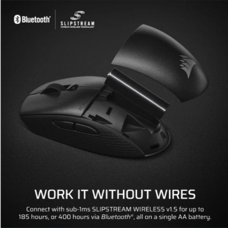 Chuột Gaming không dây Corsair M55 Black CH-931F000-AP