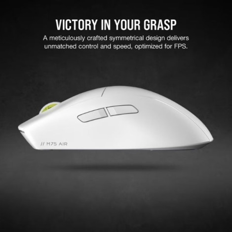 Chuột gaming không dây Corsair M75 Air White CH-931D101-AP